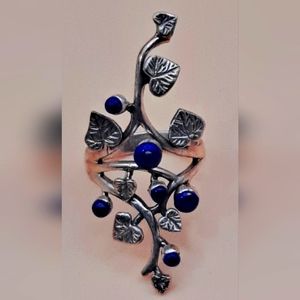 WOMEN'S GEMSTONE RING STERLING 925 SIZE 8.5